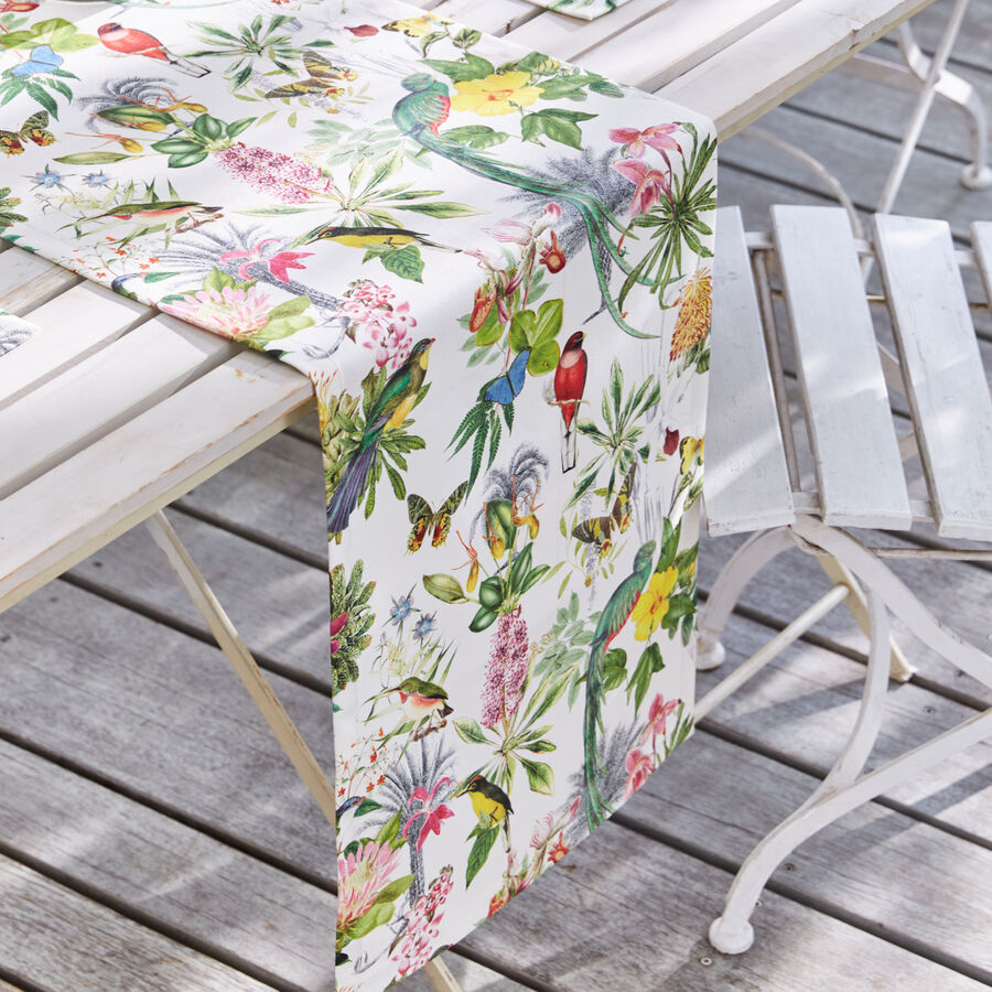 Paradiesisch bunter Sommer-Tischläufer - Julia Grote Shop