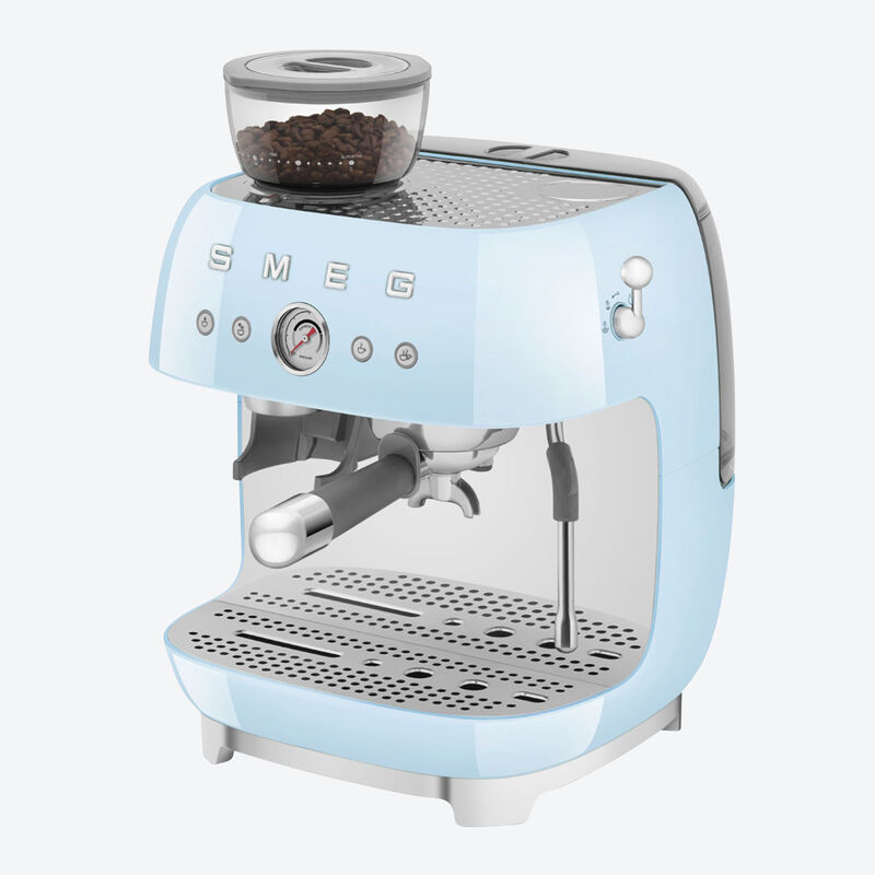 SMEG-Siebtrgermaschine mit Kaffeemhle, Espressomaschine