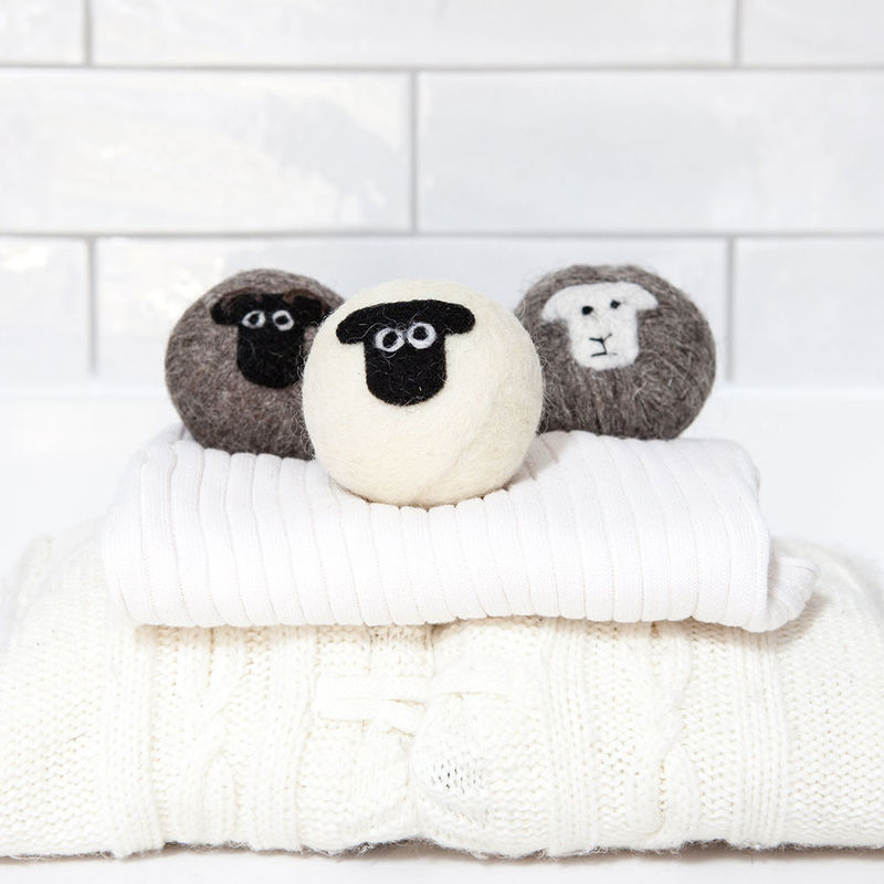 Schafswolle-Trocknerbälle für natürlich fluffig-weiche Wäsche