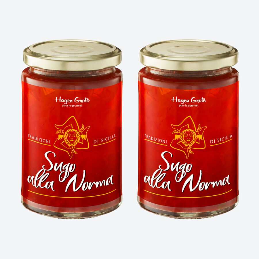 Sugo alla Norma: Sizilianische Tomatensauce mit Auberginen