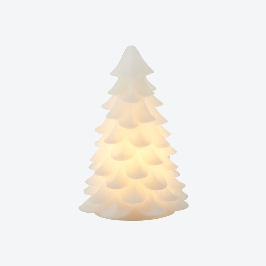 Tannenbaum Dauerhafte Wachs Dekoration Leuchtet Mit Innovativer Led Technik Julia Grote Shop