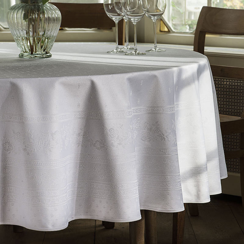 Tischdecke - Hochwertig jacquardgewebt statt bedruckt: Provenzalische Tischwäsche mit Fleckenschutz