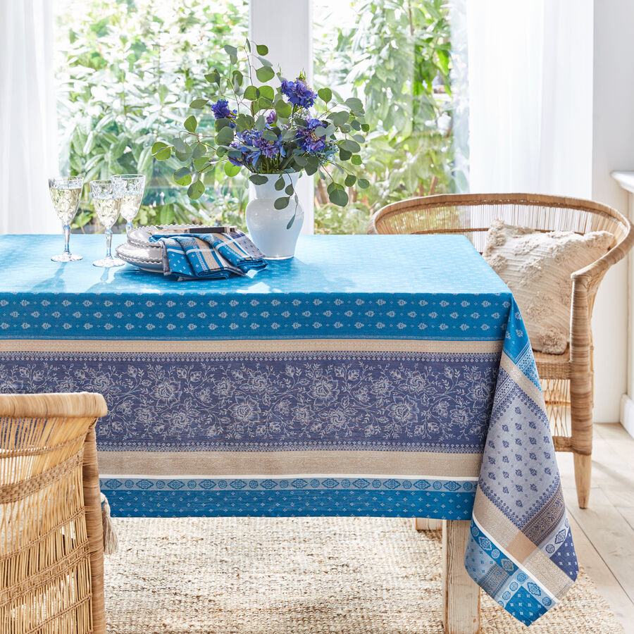 Tischdecke: Provenzalische Tischwsche aus Nizza, Jacquard gewebt