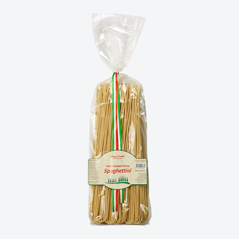 Traditionelle Toskana-Pasta: Spaghettini,  Bronze, Bronzepasta