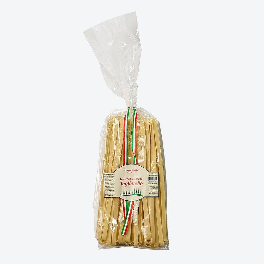 Traditionelle Toskana-Pasta: Tagliatelle,  Bronze, Bronzepasta