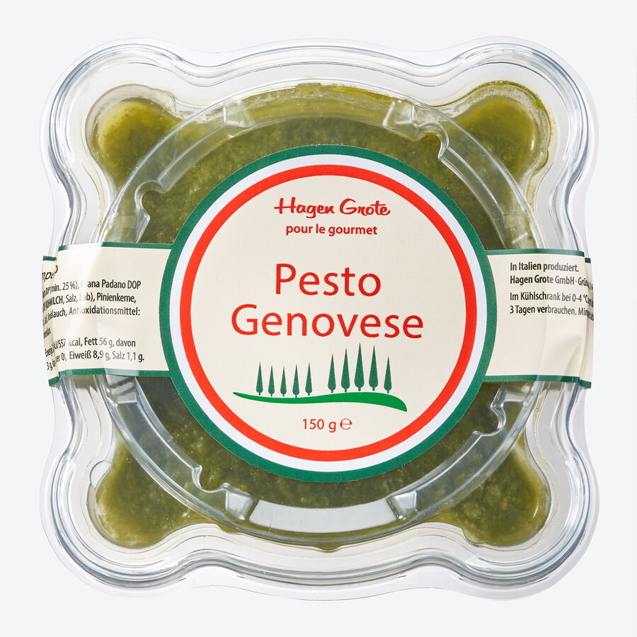 berzeugender Geschmack: Frisch zubereitetes original Pesto Genovese