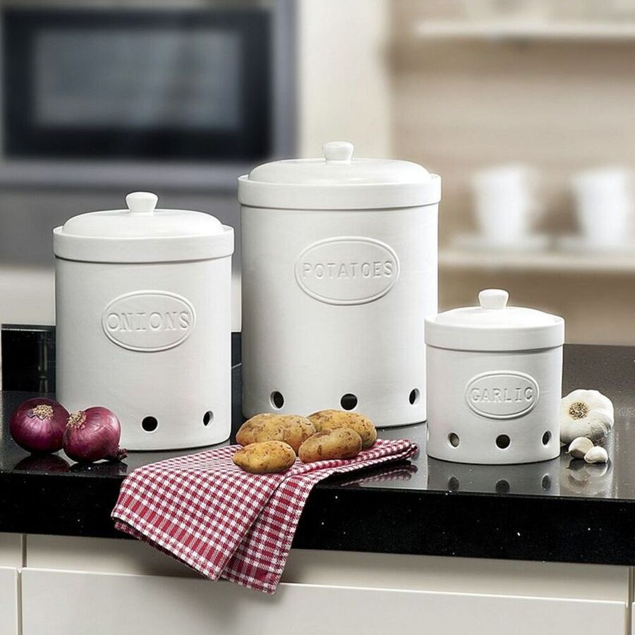 Vorratstopfset - Richtig gelagert bleiben Kartoffeln, Zwiebeln