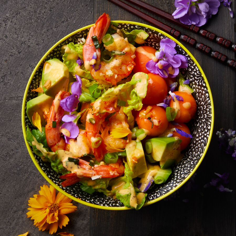 GarnelenPapayaPoké Bowl Rezept Hagen Grote Shop