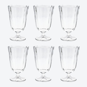 Festlich elegante Facetten-Wassergl�ser, robust f�r den t�glichen Gebrauch