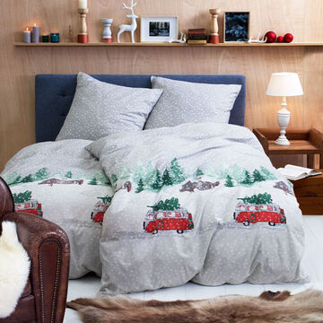 Edelbiber-Bettw�sche: Wunderbar warm f�r kalte Wintern�chte