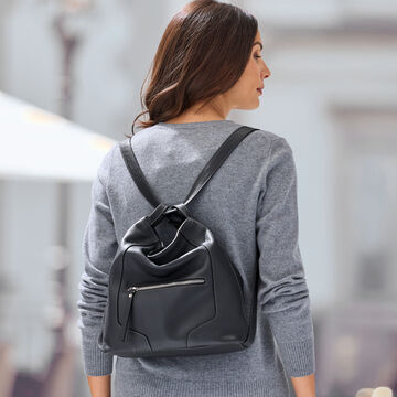 Produktbild fr '2-in-1-Damen-Handtasche und -Rucksack - Leder, 31/12/28 cm (B/T/H)'