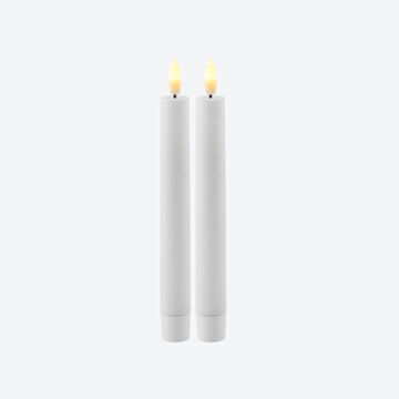 Produktbild fr '2er-Set Echtwachs LED-Stabkerzen, 20 cm hoch'
