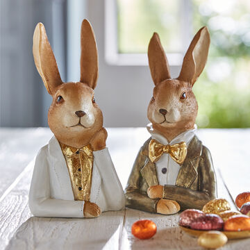 Produktbild fr '2er-Set Hasenbsten als Hingucker in der Osterzeit'