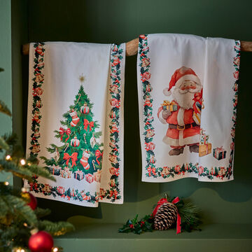 Produktbild fr '4er-Set Geschirrtcher Weihnachten - 50 x 70 cm'
