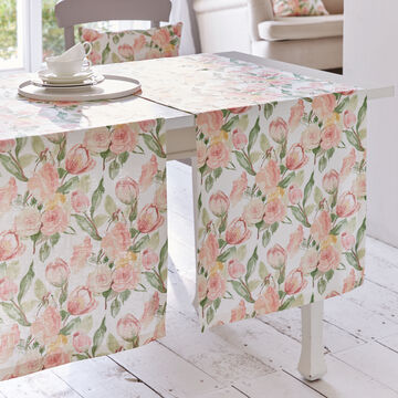 Produktbild fr 'Aparter Tischlufer mit Allover-Tulpenmotiv'