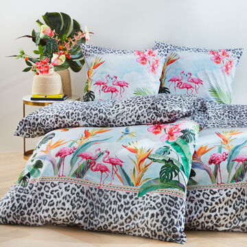 Produktbild f�r 'Apelt Satin-Bettw�sche aus merzerisierter Baumwolle mit Tropenmotiv'