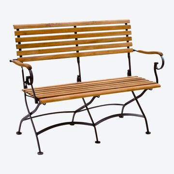 Produktbild fr 'Bank: Wetterfest, langlebig und leicht: Gartenklassiker aus Teak'