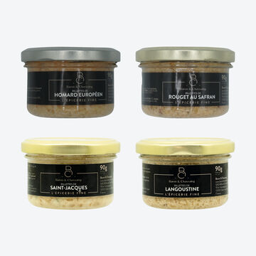 Produktbild fr 'Bretonische Spezialitt: Edelfisch- und Meeresfrchte-Rillettes, Franzsische Feinkost, Bretonische Art'