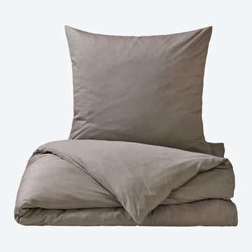 Produktbild f�r 'B�gelfreie&nbsp;Mako-Jersey-Bettw�sche f�r das ganze Jahr, Bettbezug, Bettlaken, Kissenbezug, Bettzeug, Betttuch'