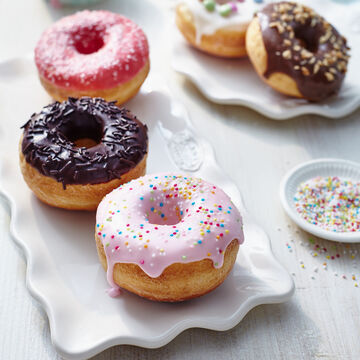 Produktbild fr 'Bunte Donuts mit 5 Glasuren'