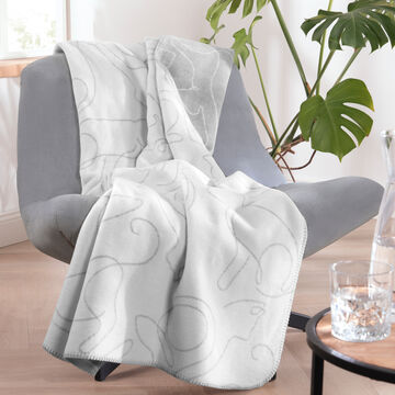 Produktbild f�r 'Caw� Wende-Wohndecke Cats mit Katzenmotiv, ca. 150/200 cm'