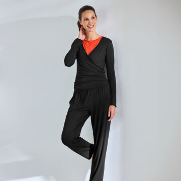 Produktbild f�r 'Dehnbare Yoga-Hose mit weitem Bein'