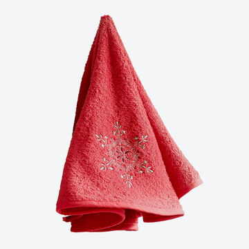 Produktbild fr 'Dekorativ weihnachtlich bestickt: Frottee Hnde-Rundtuch und Waffelpiqu-Kchentuch'