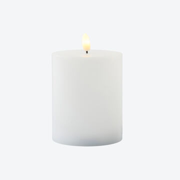 Produktbild fr 'Echtwachs LED-Stumpenkerze, 20 cm hoch'