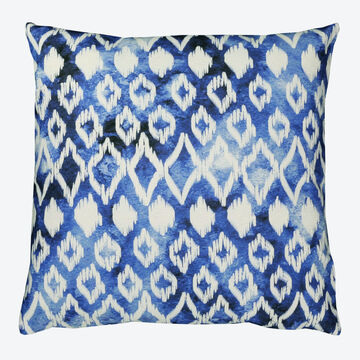 Produktbild f�r 'Elegante Baumwoll-Kissenh�lle in kr�ftigem China-Blau'