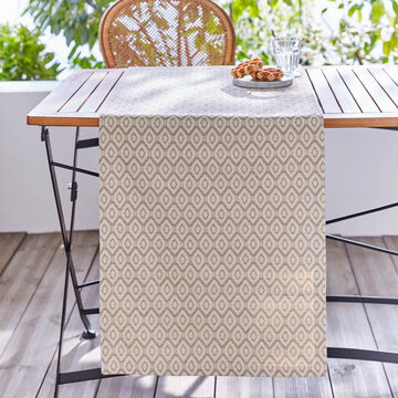Produktbild f�r 'Elegante Jacquard-Tischl�ufer im grafischen Stil'
