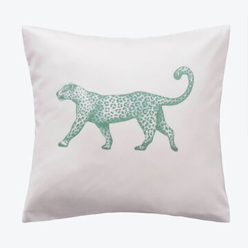 Produktbild f�r 'Elegante Kissenbezug Satin mit Leopard, 40/40 cm'