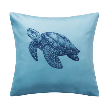 Produktbild f�r 'Elegante Kissenbezug Satin mit Schildkr�te 40/40 cm'