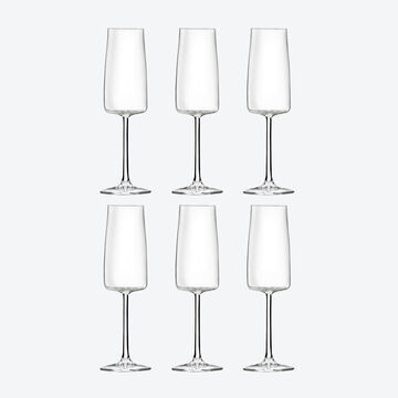Produktbild fr 'Erstklassige Kristall-Sektglser: Design in reinster Form'