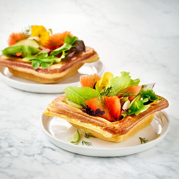 Produktbild fr 'Feine Parmesan-Waffelbecher'