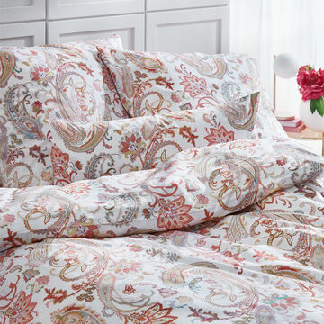 Produktbild fr 'Feinste Premium Satin-Bettwsche mit klassischem Paisley'