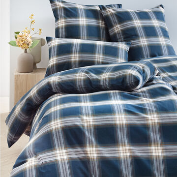 Produktbild f�r 'Flanell-Bettw�sche Schottenkaro - 100 % veredelte Baumwolle'