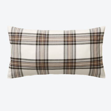 Produktbild f�r 'Flanell-Kissenbezug 40 x 80 cm&nbsp;Schottenkaro - 100 % veredelte Baumwolle'