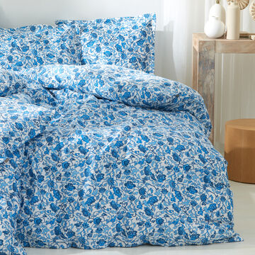 Produktbild f�r 'Florale Satin-Bettw�sche aus feinster, gek�mmter Baumwolle'