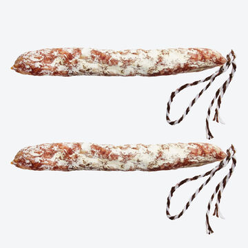 Produktbild fr 'Fuet: Wrzige katalanische Edelsalami mit Trffelaroma, Salami, Schwein, aus Spanien'
