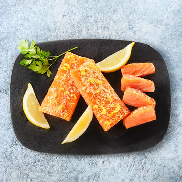 Produktbild f�r 'Ger�ucherte Zitronen-Lachs-R�ckenfilets'