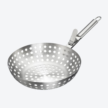 Produktbild fr 'Grillpfanne mit abnehmbarem Griff: Empfindliches sicher grillen:'