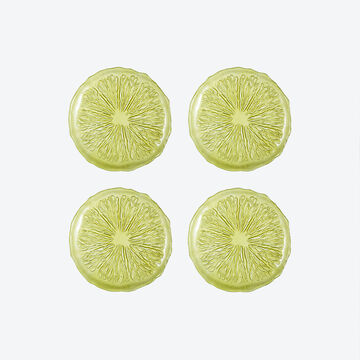 Produktbild fr 'Gussglas-Salat- und Dessertteller in sommerlicher Frchteoptik'