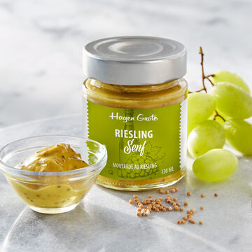 Produktbild f�r 'Hagen Grote Riesling-Senf &ndash; mit feiner Weinnote und ganzen Senfk�rnern, 130 ml'