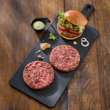 Produktbild f�r 'Hagen Grote Rindfleisch-Patties mit Cheddar, 2 � 150 g'