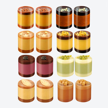 Produktbild f�r 'Handgefertigte Schichtpralinen - 8 Sorten, 20 St�ck, 300 g'