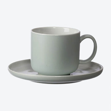 Produktbild f�r 'Kaffeetasse mit Untertasse in skandinavischem Design'