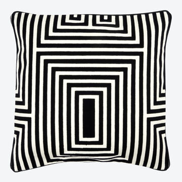 Produktbild fr 'Kissen Lambert Vasarely - handbestickt, 50/50 cm, inkl. Fllung'