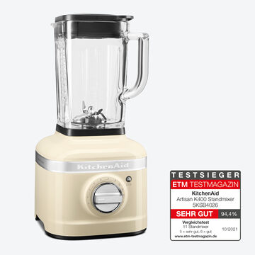 Produktbild fr 'KitchenAid Standmixer Artisan: Priert pulverfein, Passieren berflssig'