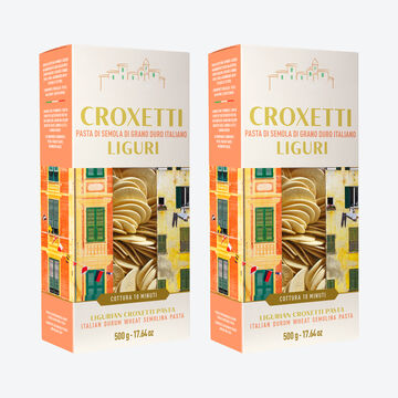 Produktbild fr 'Klassische ligurische Pasta: Croxetti, Nudeln, italienische Pasta'