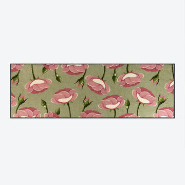 Produktbild fr 'Kchenspezial- und Sauberlaufmatte im exklusiven Rosen-Design schont Bden und Gelenke'